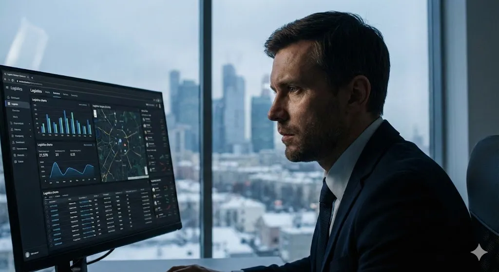 Логист анализирует рынок грузоперевозок 2026